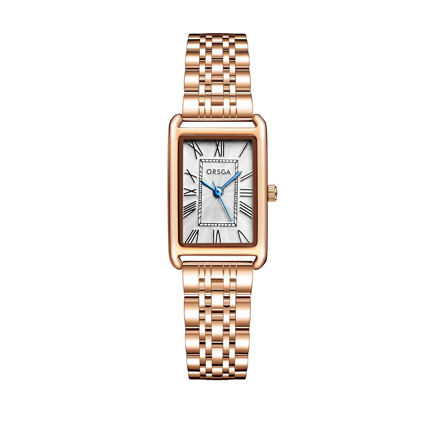 ローズゴールドスチール、表面は白