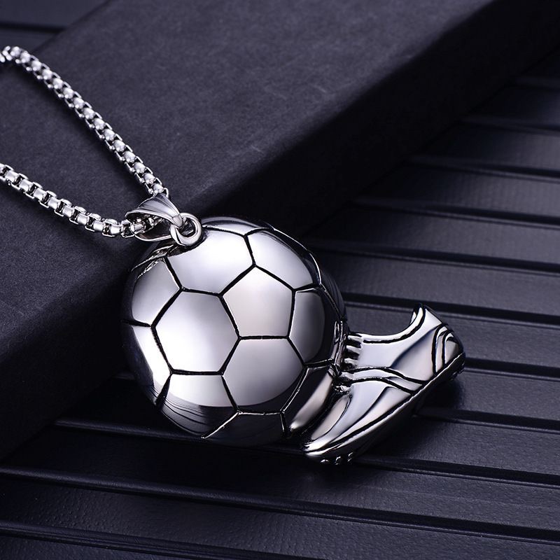 Xl 0134サッカーボールとスチールチェーン70cm