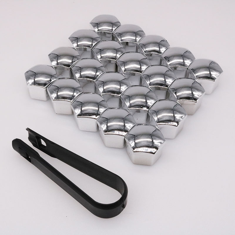 T39【袋入り】17mmメッキシルバー + ブラックスツール1個