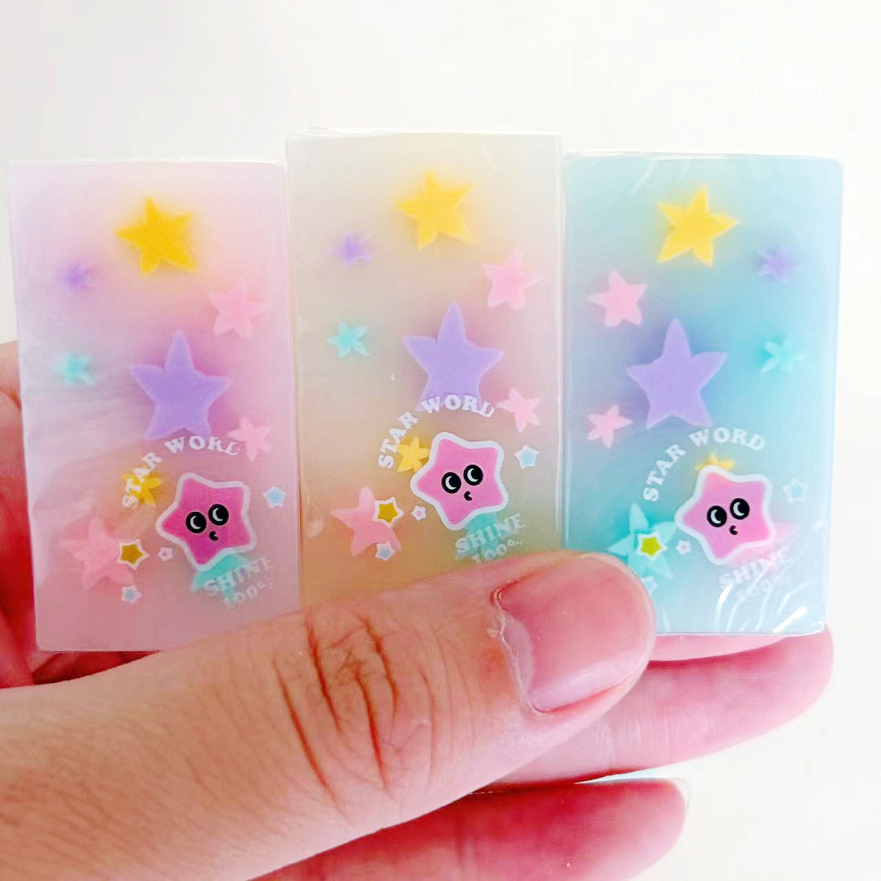 星のゼリー消しゴム