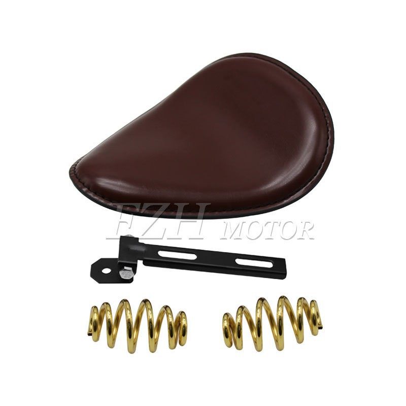 ブラウンクッション + ゴールドラウンドスプリング + フロントスタンド