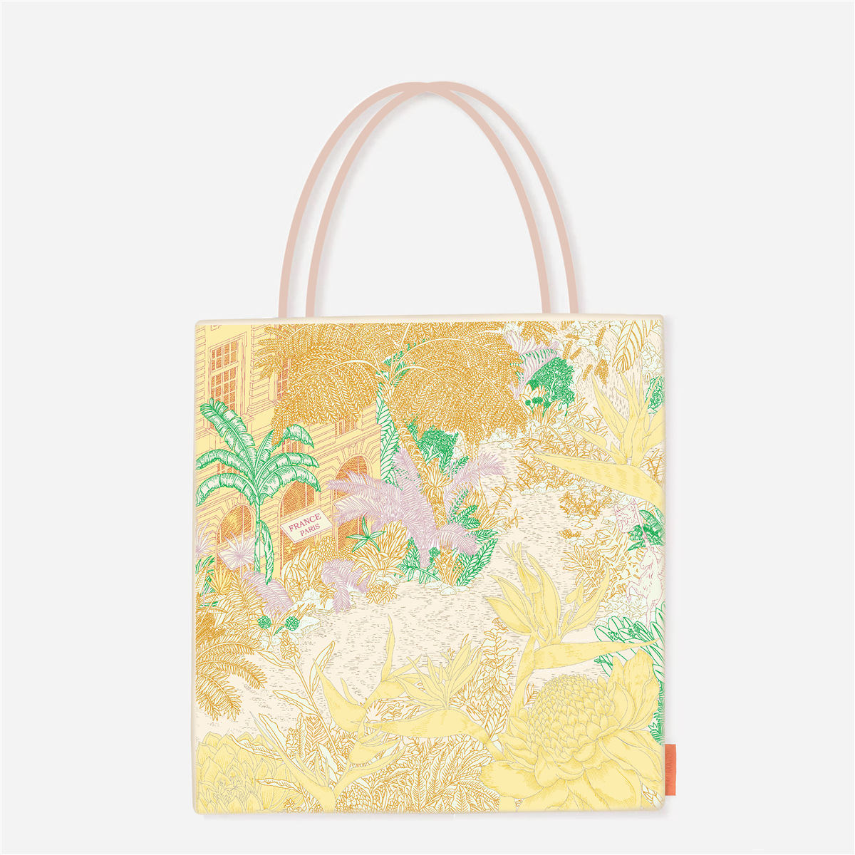 黄色いヴィラのジャングル