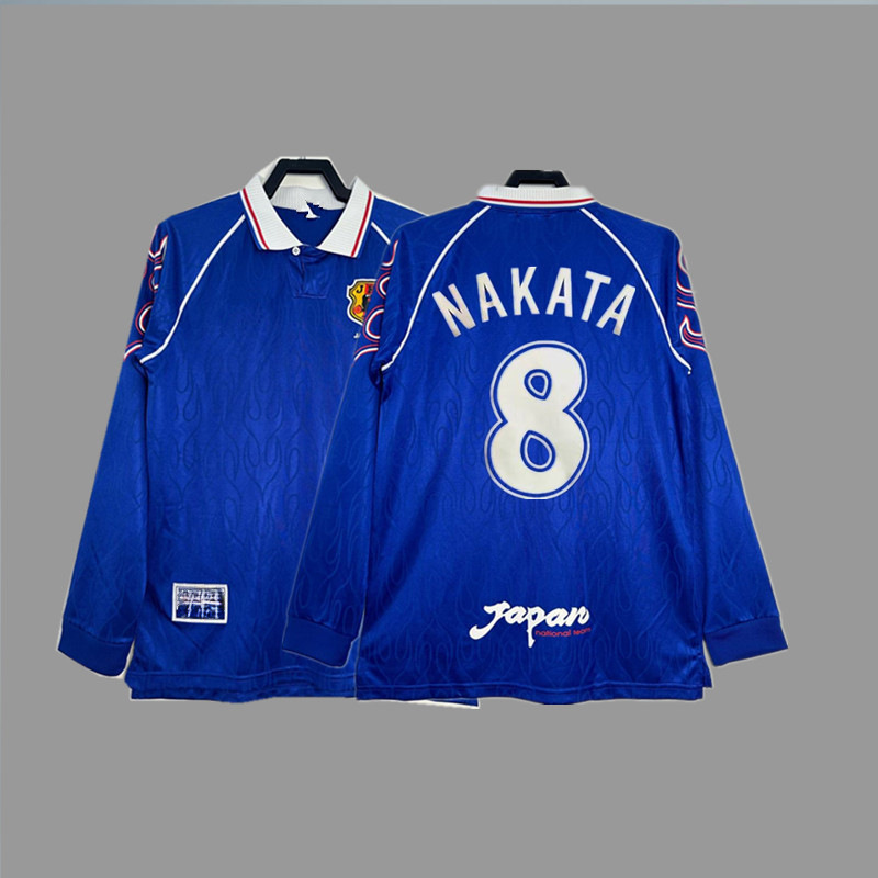 1998年 日本メインブルー長袖+8番プリント