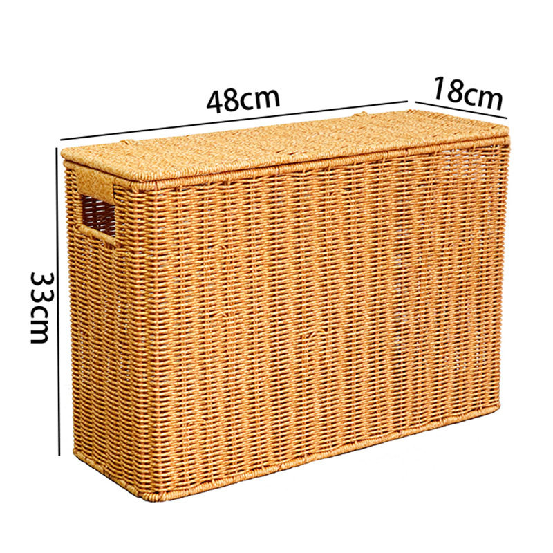 ライトブラウン ナローLサイズ 蓋付き