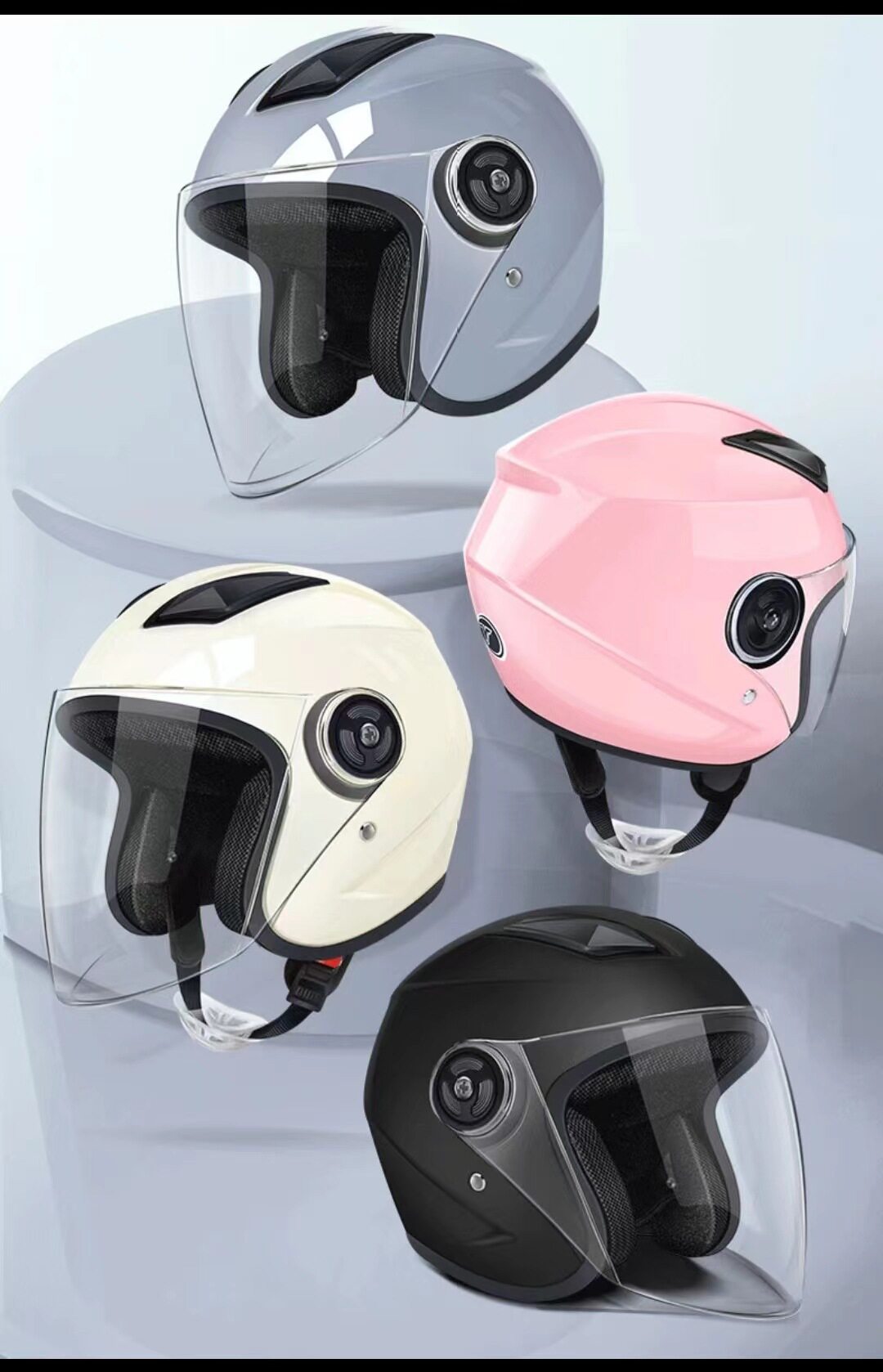 新しい塗装の冬用大人用ヘルメット