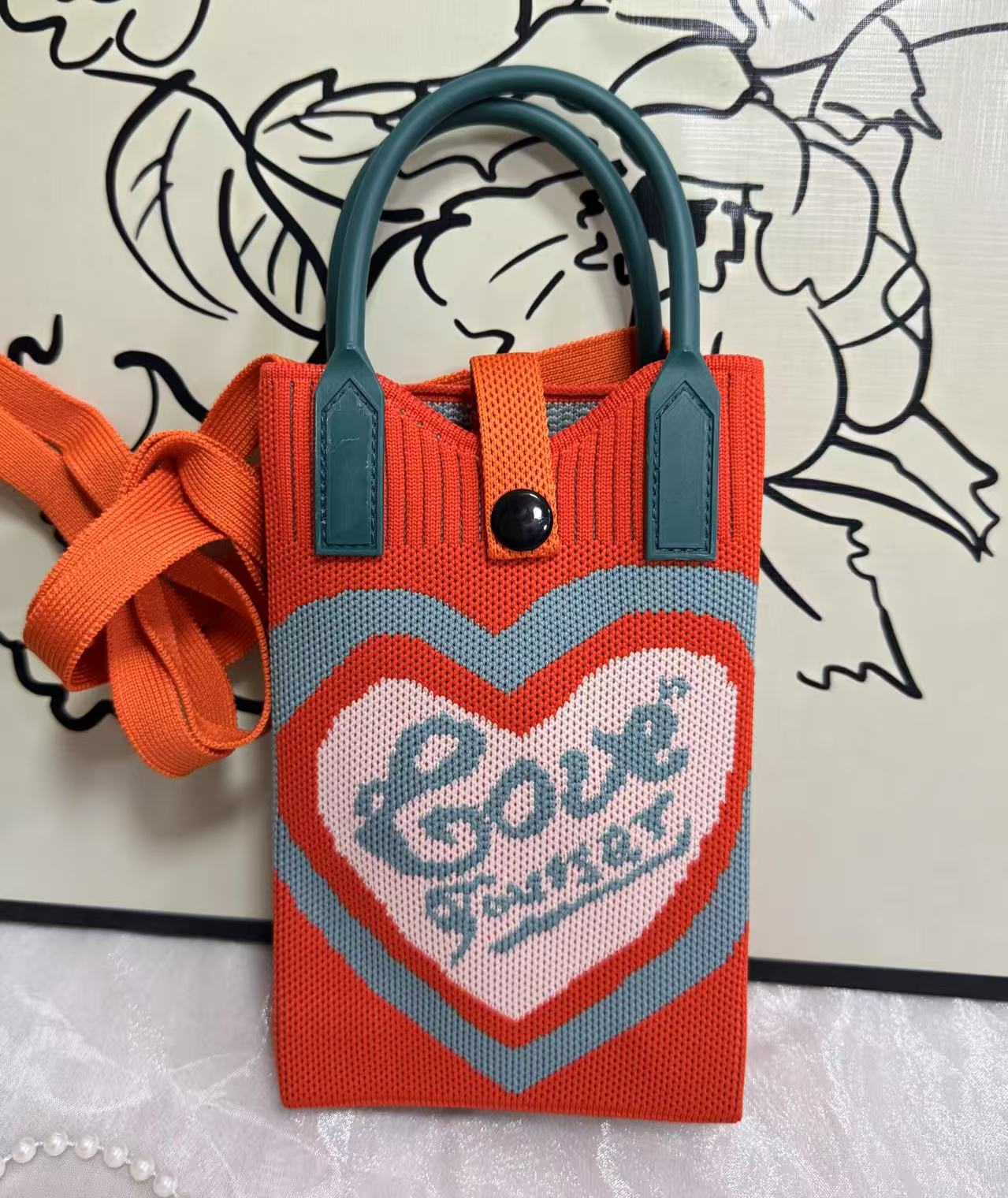 【シリコン+ショルダーストラップ】オレンジたっぷり