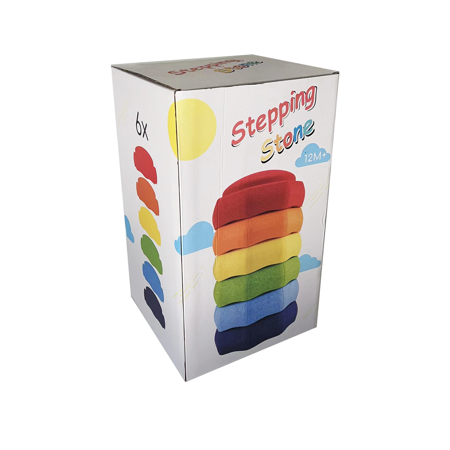 6個セットのカラーボックス