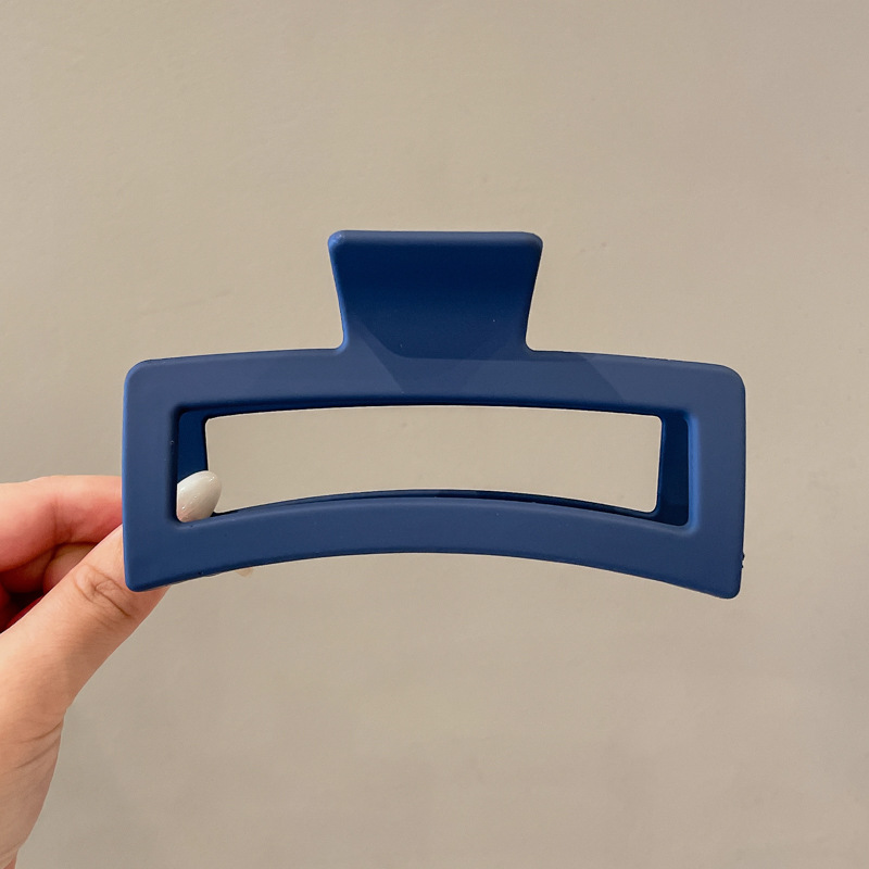 超特大モランディ青方形クリップ約13cm