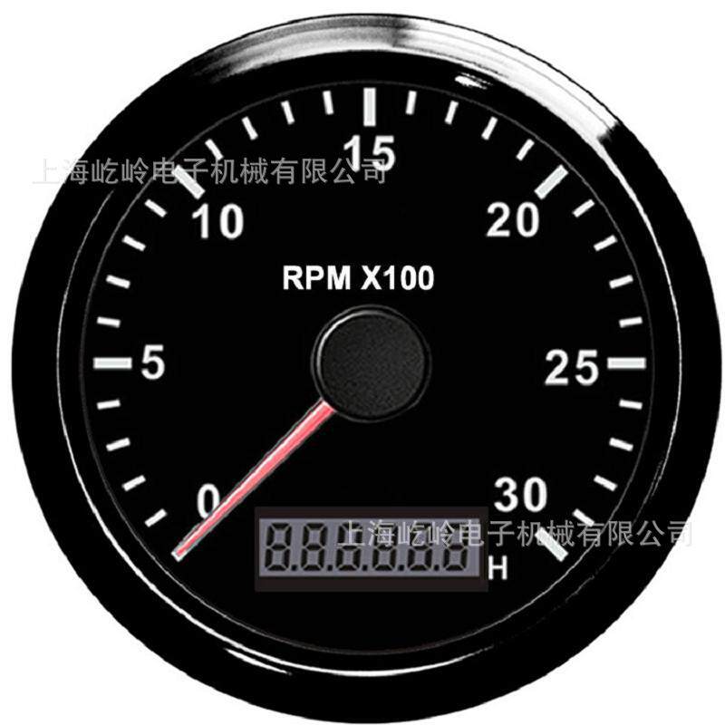 黒枠 + 黒地 (0-3000rpm)