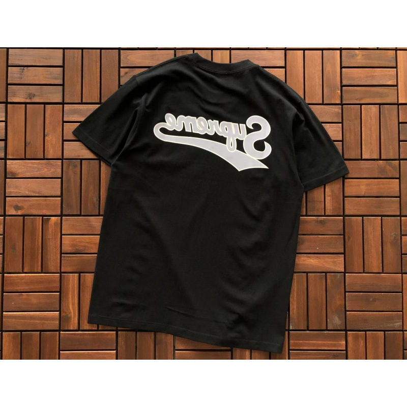 B377 バックワードTシャツ ブラック