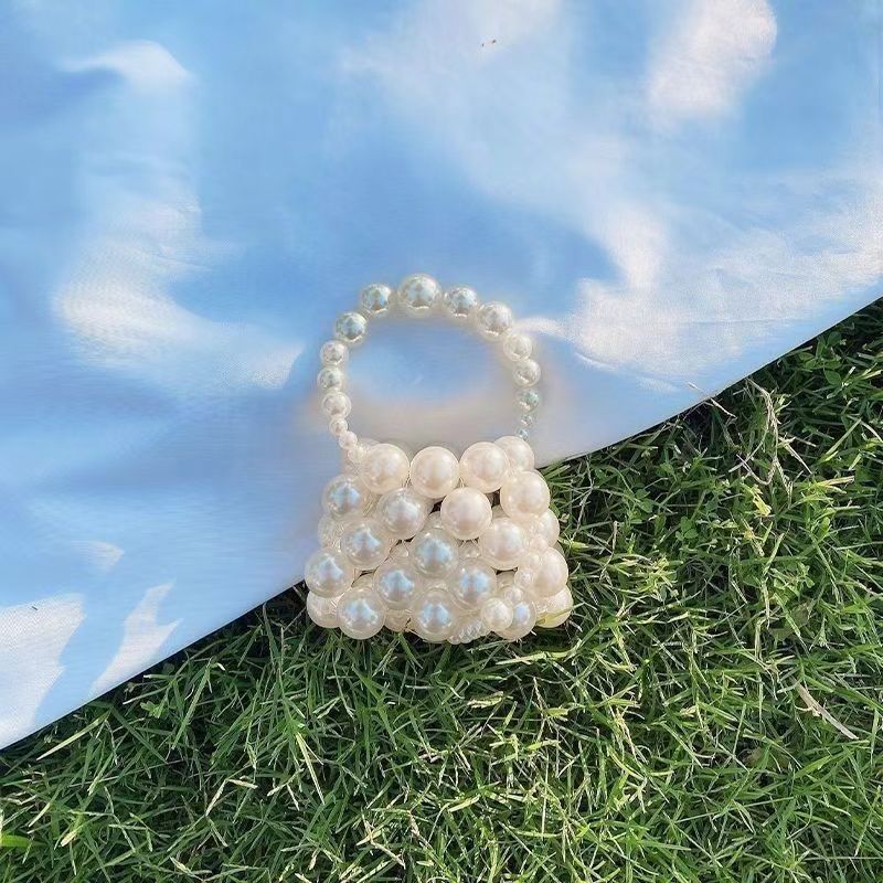 完成したグラデーションハンドバッグ