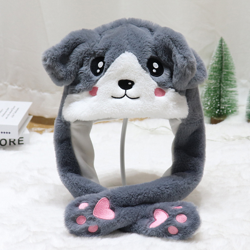 ハスキー犬の帽子