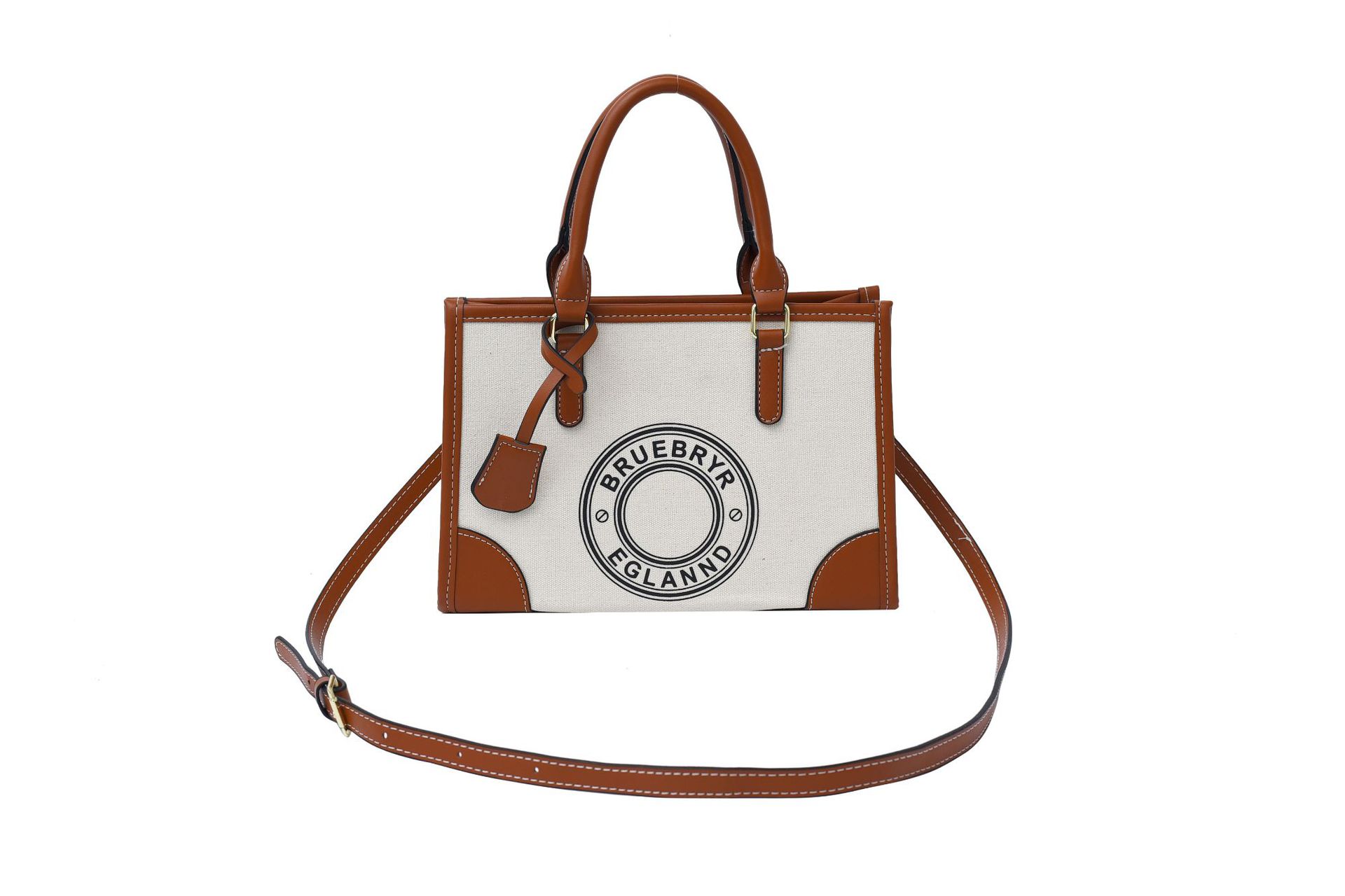 ブラウン×オフホワイト Sサイズ