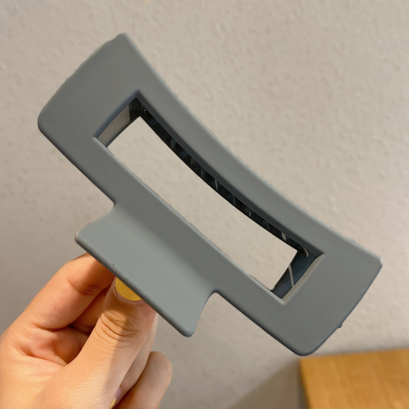 18 # グレーブルーの四角いクリップ