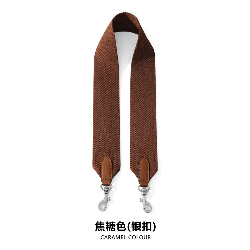 F-25固定6.3キャラメル色100cmシルバーバックルb 029