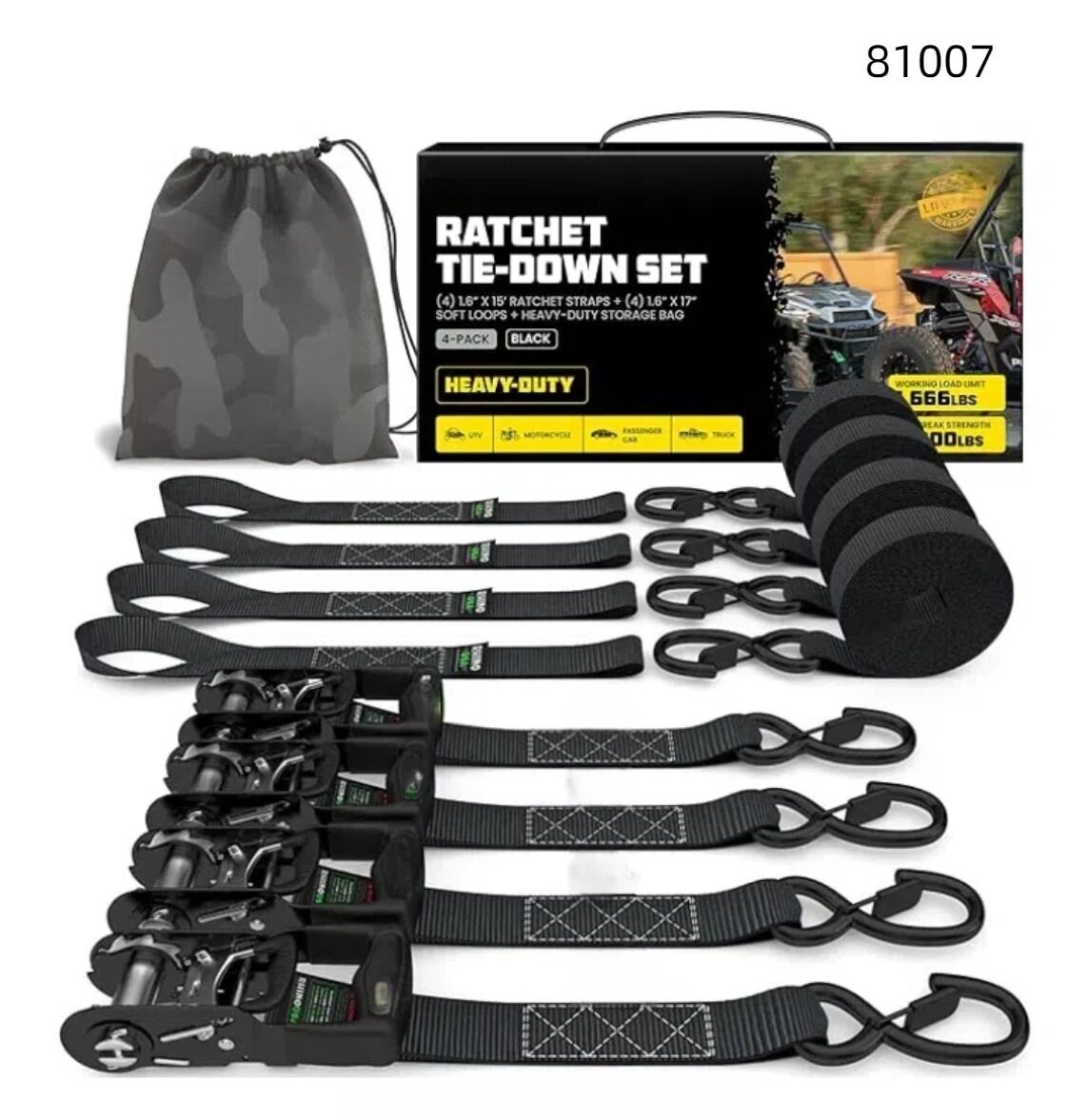 81007-ビッグライノ 4cm 2.4m セット (ヘビーデューティ)