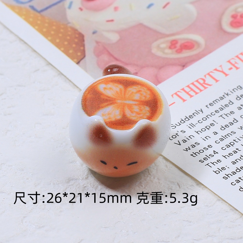 かわいいニャーニャーコーヒー-バタフライラテアート