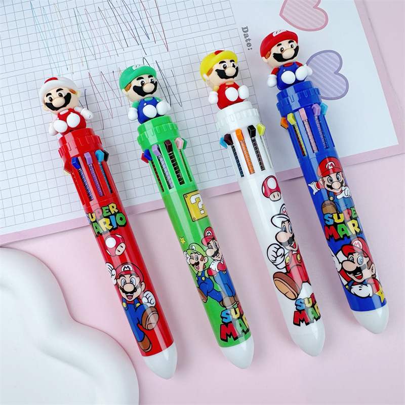 アニメキャラクター10色ペンバルクミックスヘア【単品価格】