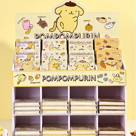 サンリオファミリー プリンドッグ（80枚混合ショット、ディスプレイスタンド付き）