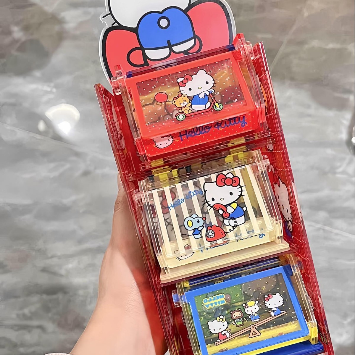 KT 3コンパートメント収納ラック+収納ボックス3個