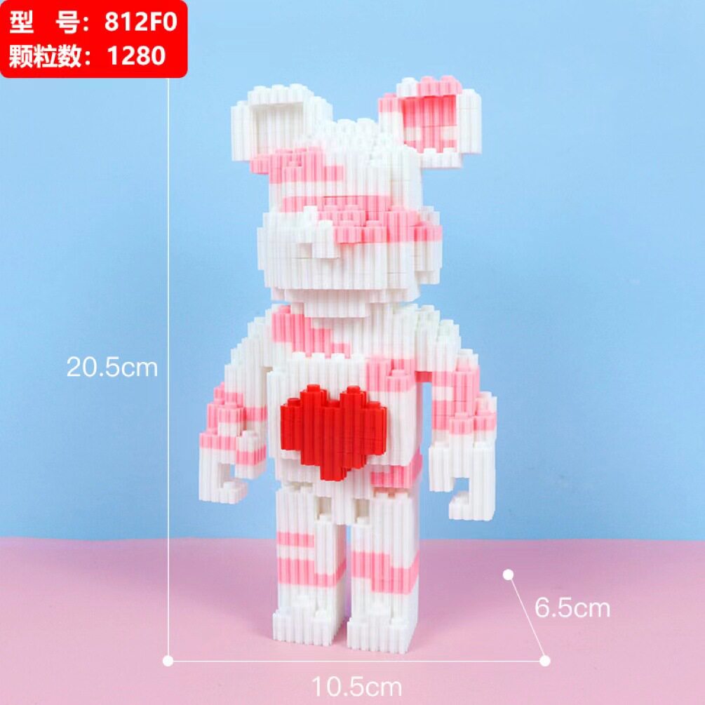 中サイズのクリーム暴力熊