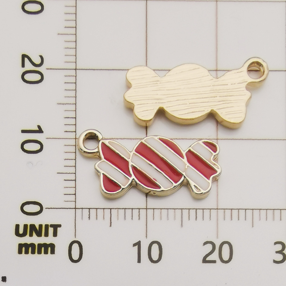 赤と白の油が滴るハロウィンキャンディー 1 個-1.2g-8*21mm-14018