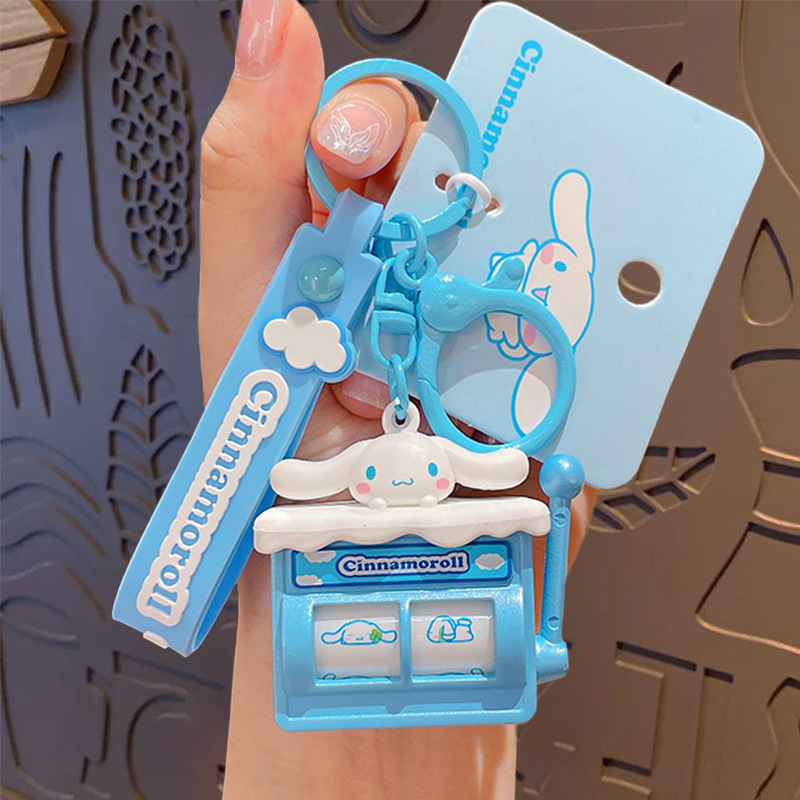 サンリオ キュートロッキングマシン ハンドストラップバックル - 大きな耳の犬