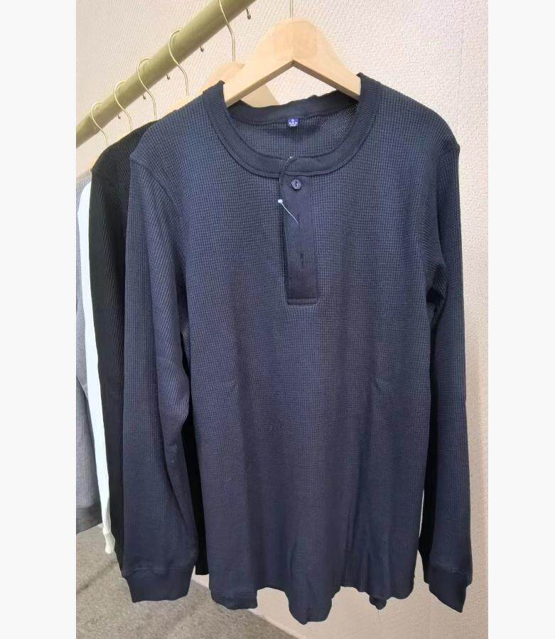 長袖ネイビーブルー