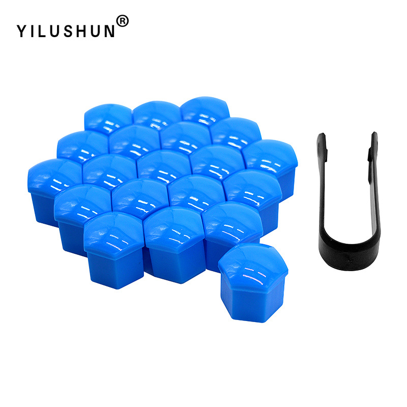 T53【袋入り】21mmブルー20個入 + 黒クリップ1個