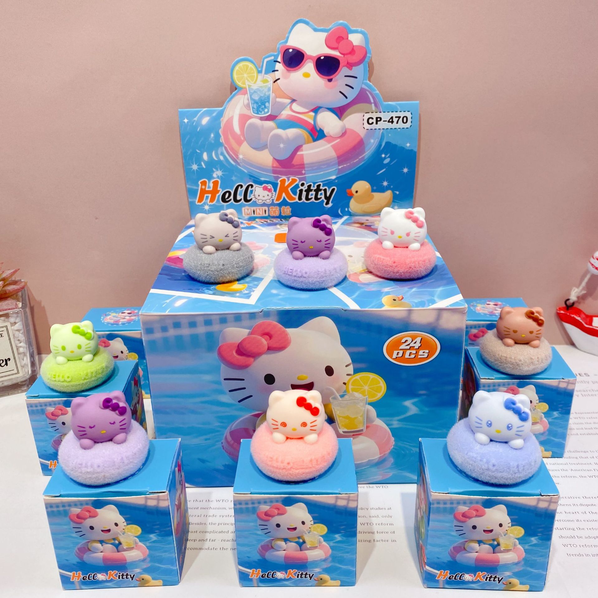 CP-470 スイミングリング kt かわいいフィギュア ブラインドボックス