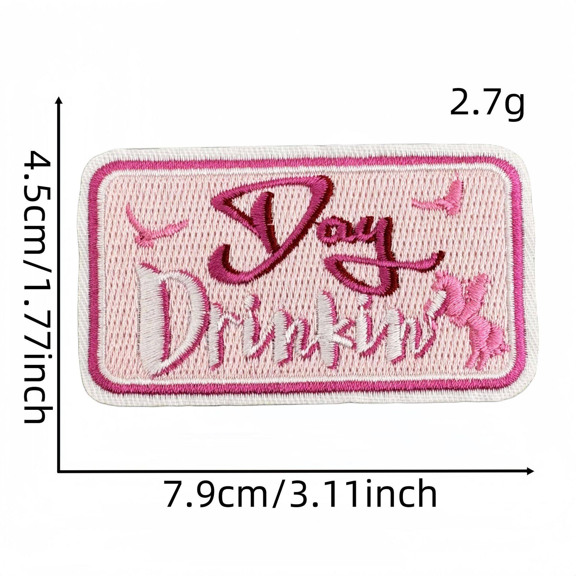 トレンドの英語布ステッカー2#