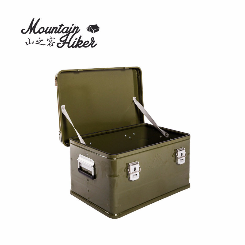 ミリタリーグリーン アルミ合金ボックス Mサイズ 50L
