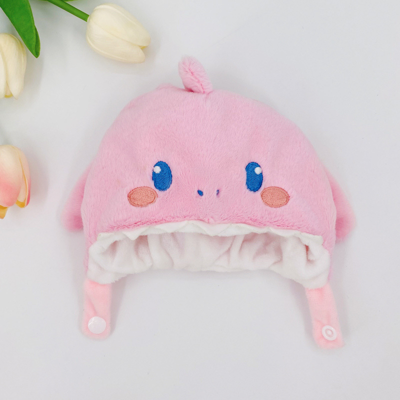 ピンクのサメの頭カバー