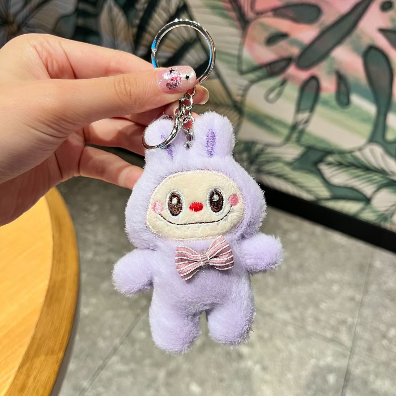 ラブブ ペンダント パープル