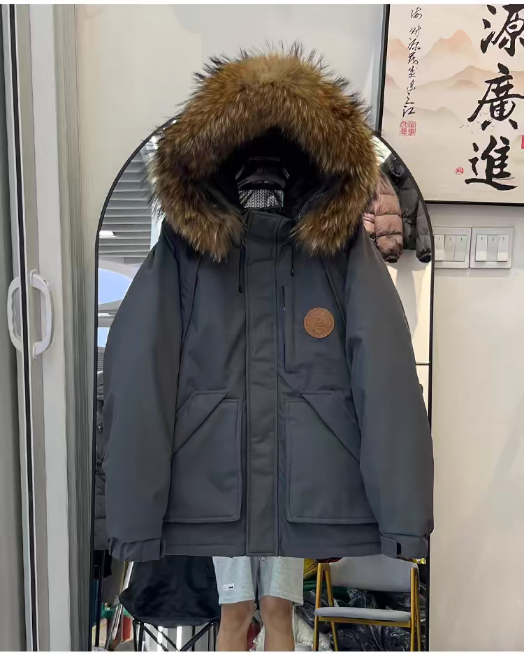 グレー(ファー襟なし)