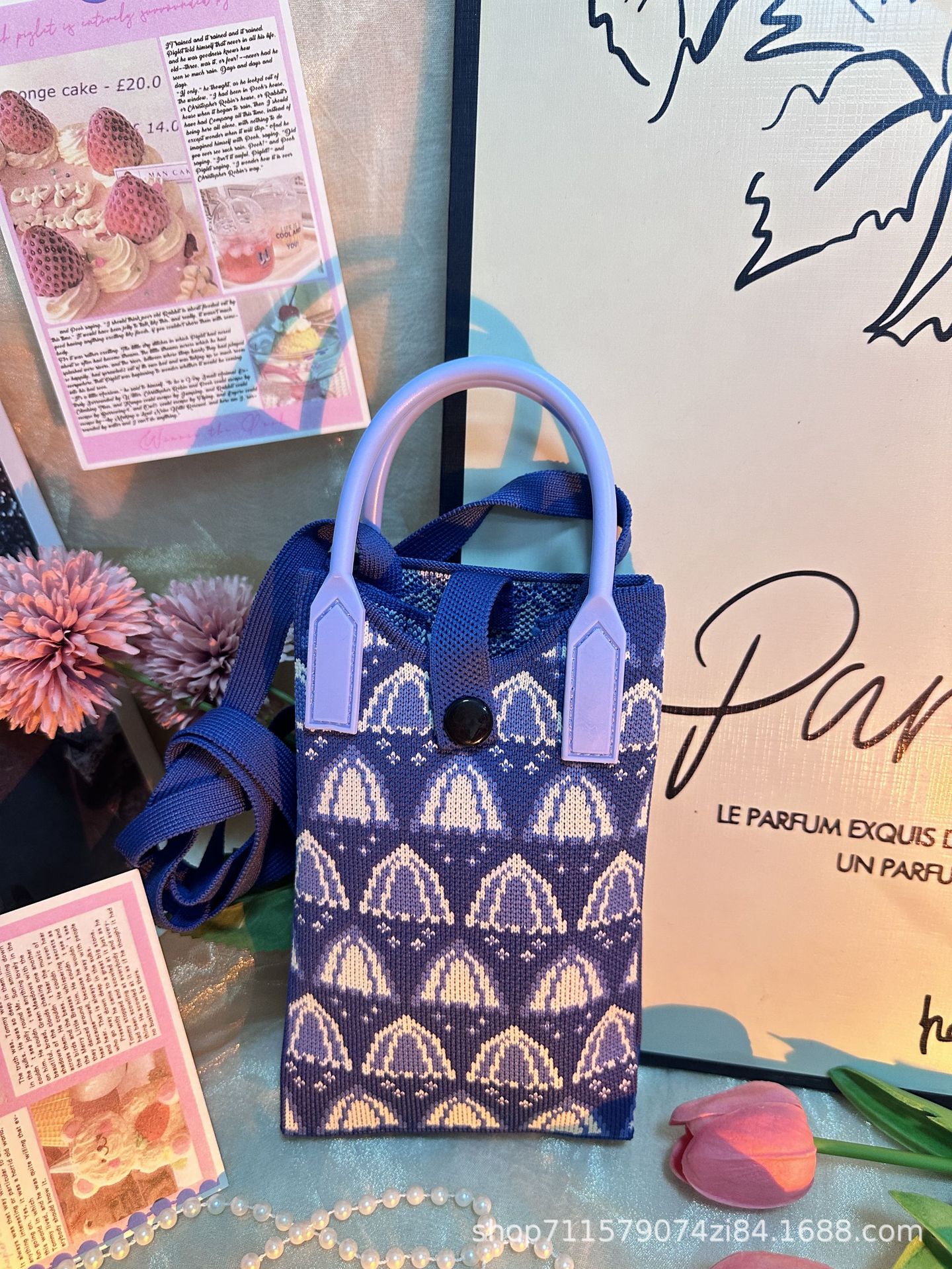 【シリコン+ショルダーストラップ】ブルースノートップ