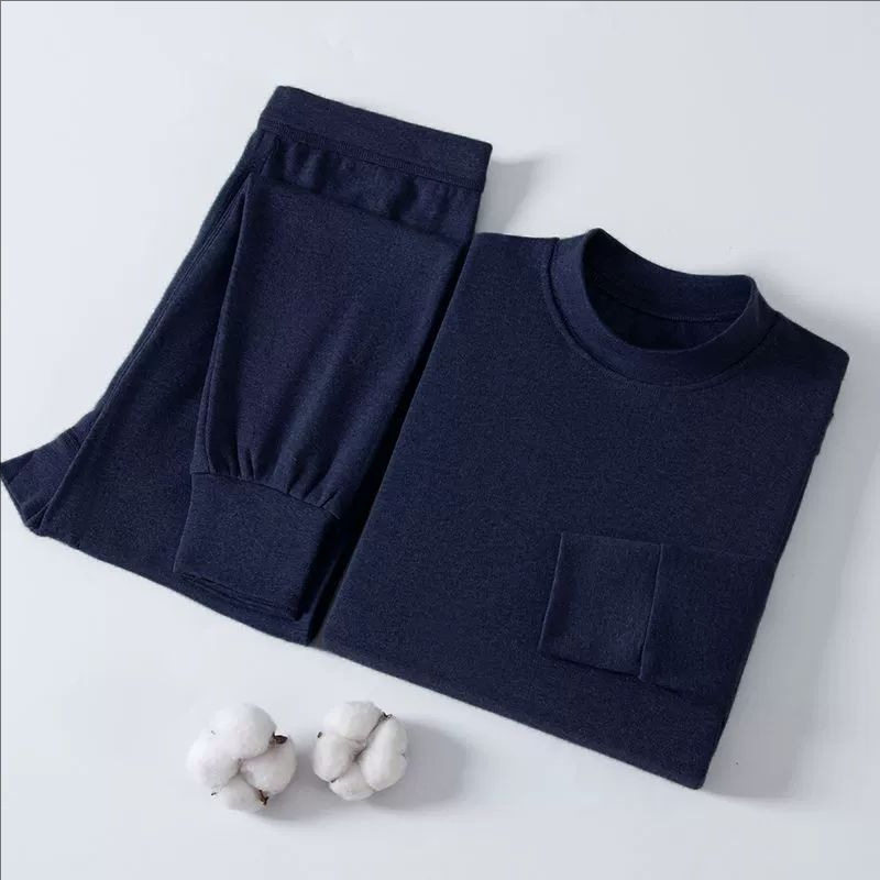 ミドルカラー ネイビーブルー