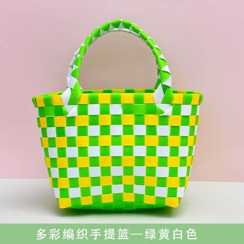 緑、黄、白の配色