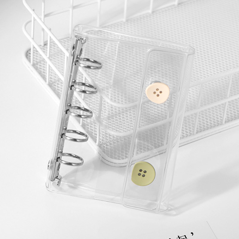 高透明M5ダブルバックルバインダー 抹茶