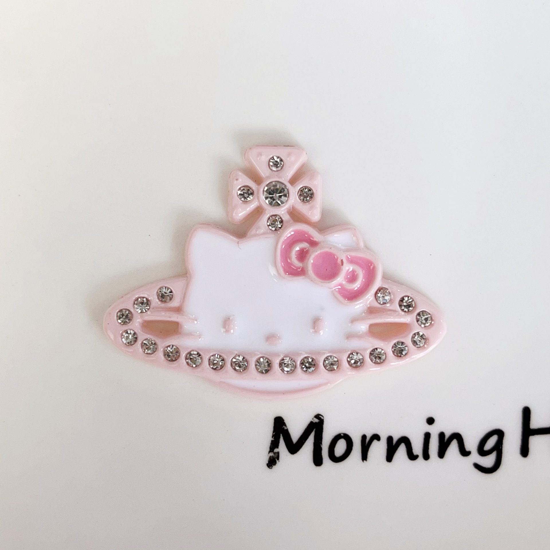 ラージサターンキャット ピンク 44×32mm