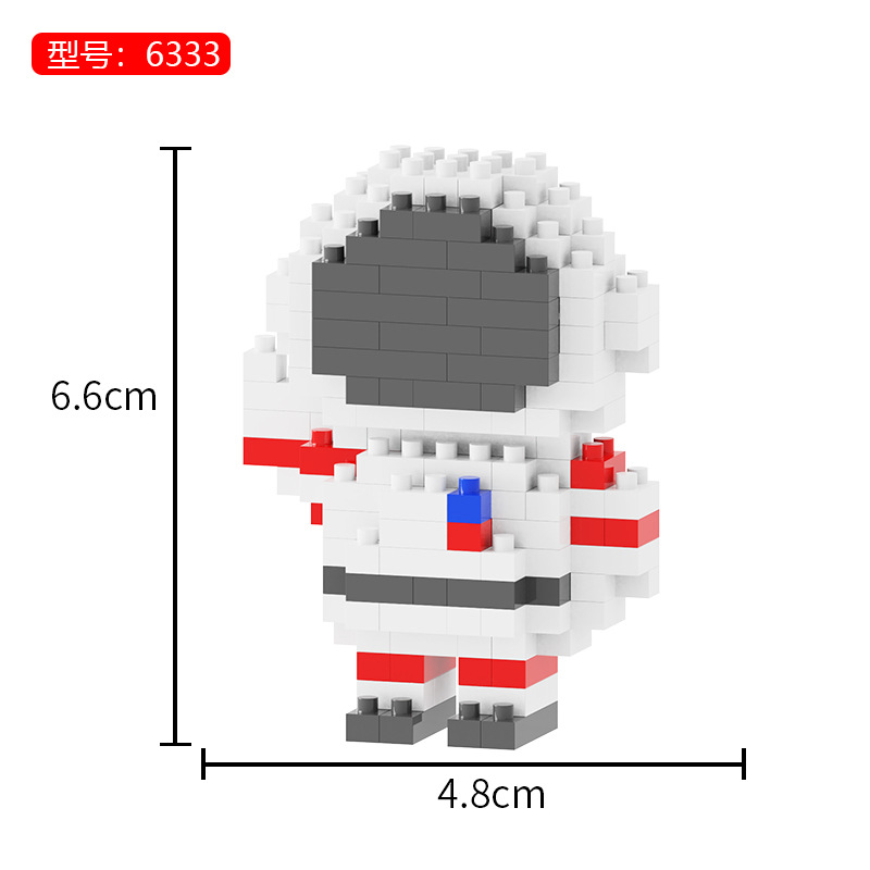 ミニ宇宙飛行士の敬礼★ヤンピン 6333