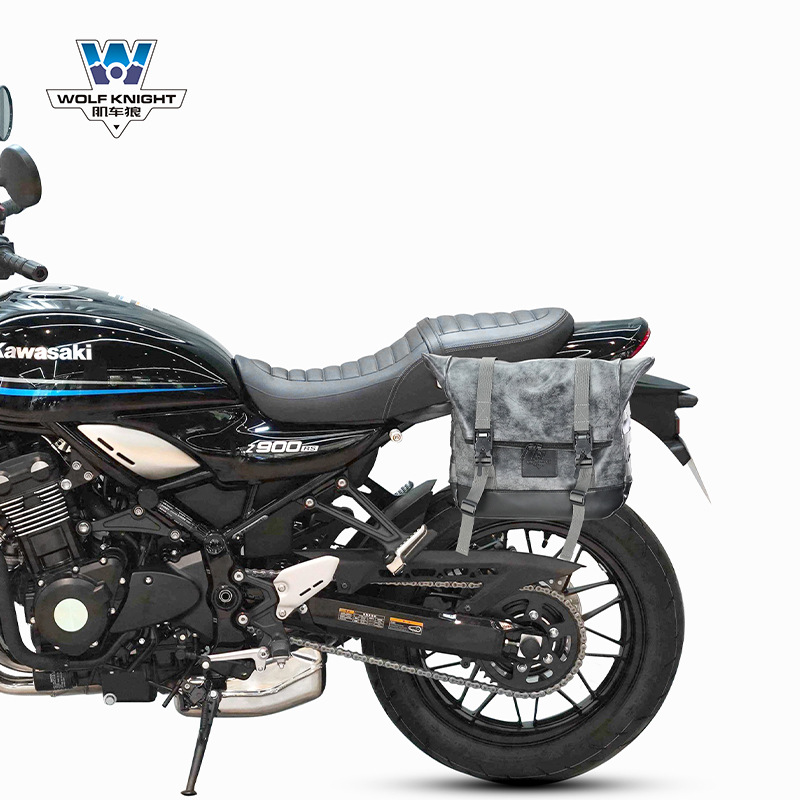Z900rs-シングル左 (レトログレー) ヘルメットバッグ