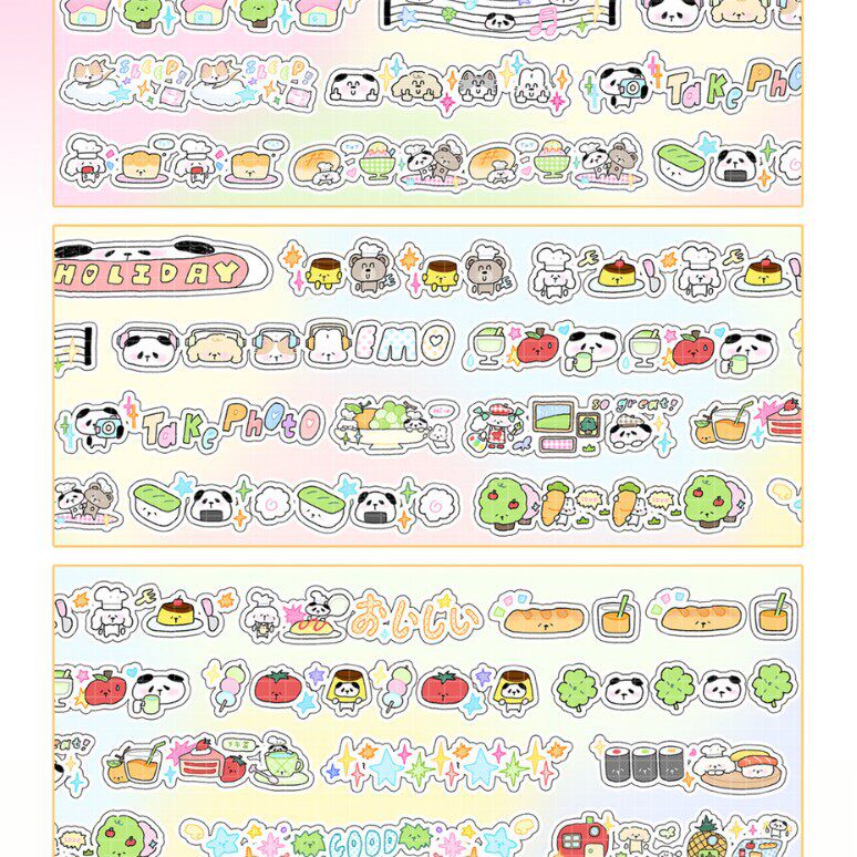 リトルアニマルパーティー【マットフィルム】-鹿拾三全巻 5m