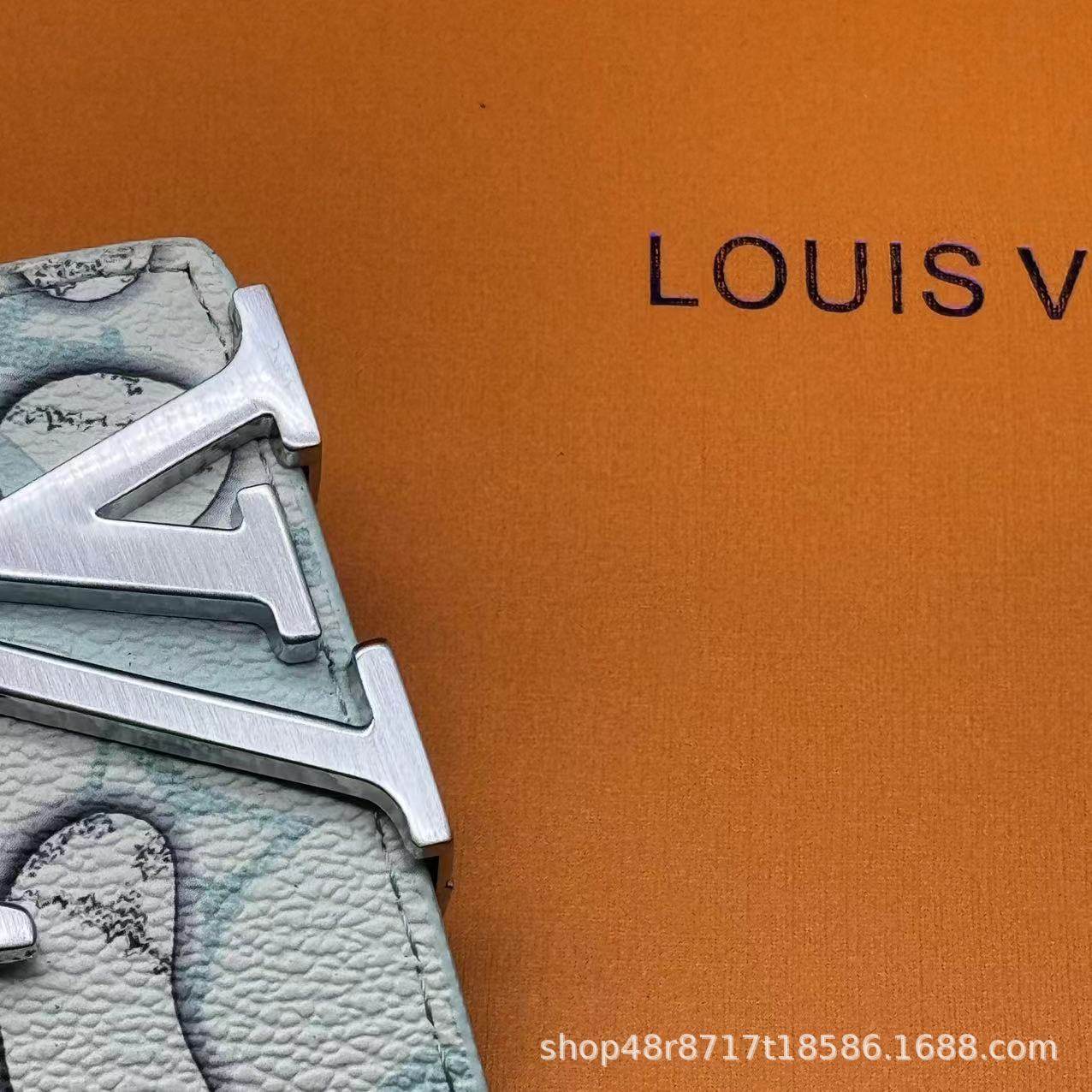 ブルーウォータードロップシルバーバックル