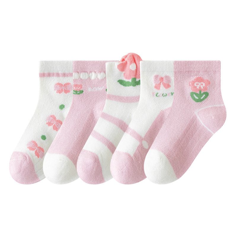 QH597 ピンクの立体花