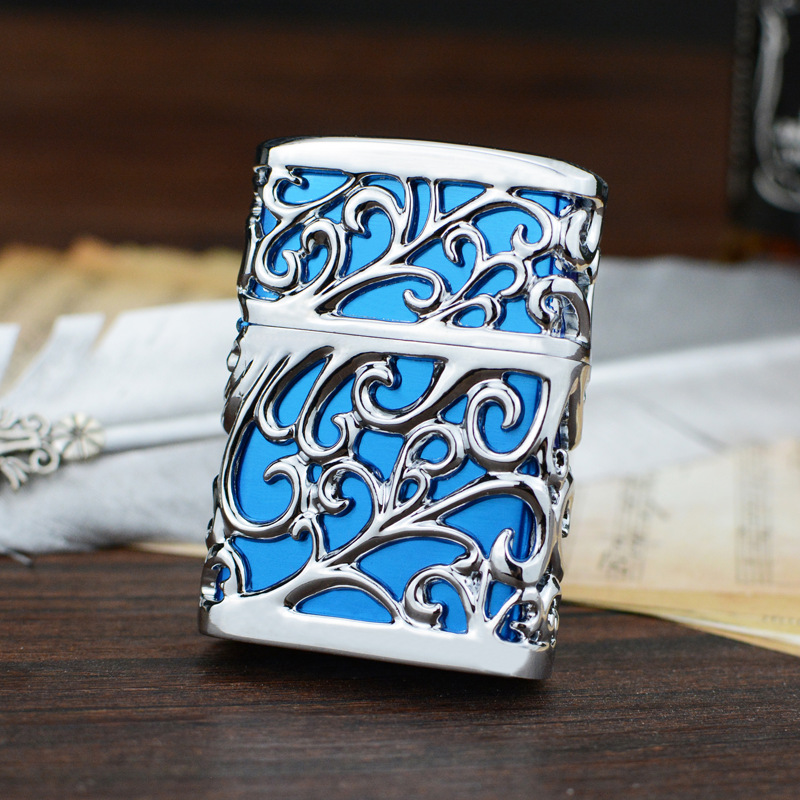 シルバー + ブルー