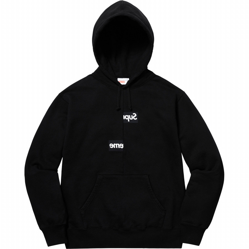 E504Supreme CDG Split Box 共同ブランドズレ ブラック