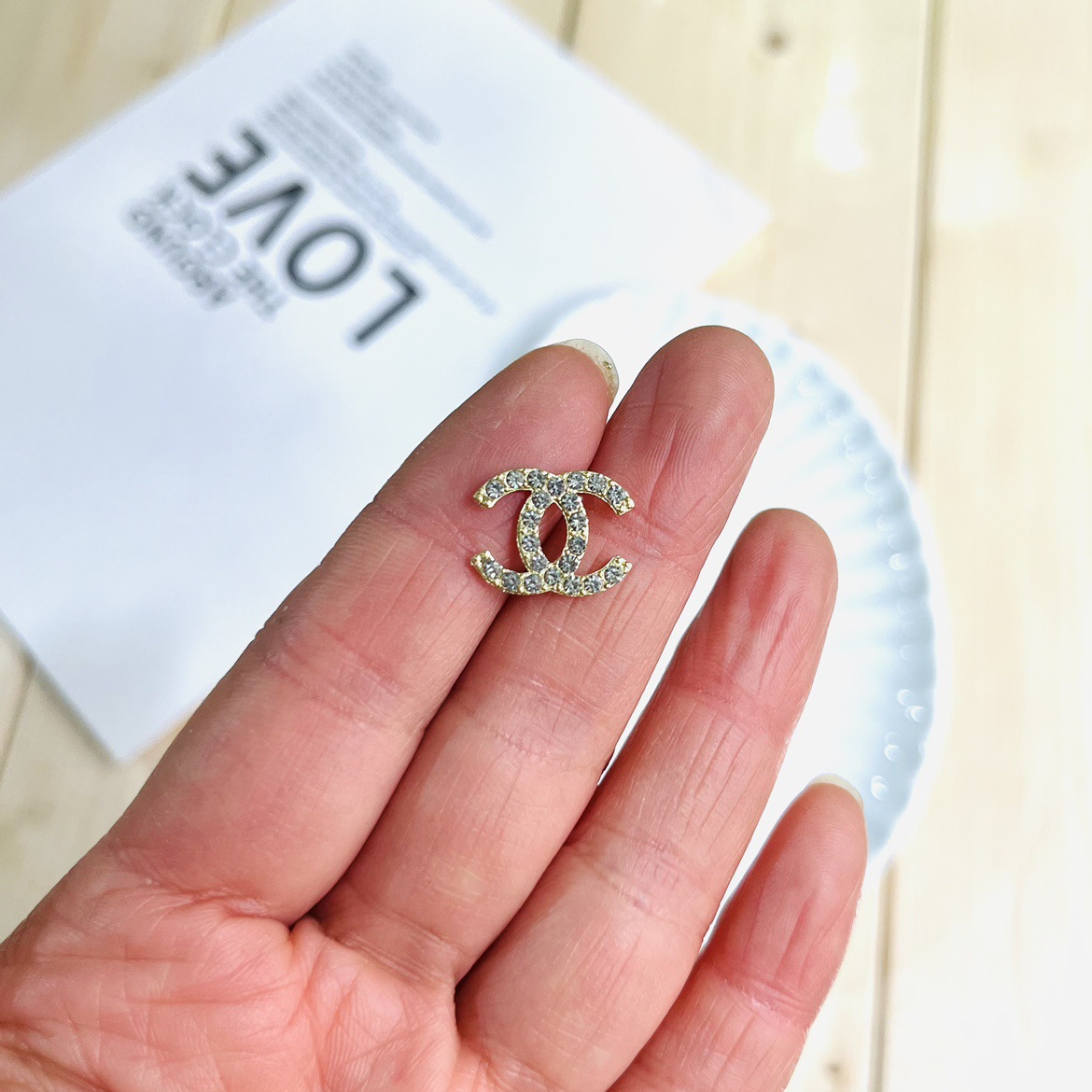 小さなホワイトダイヤモンド 1.5*1.2cm