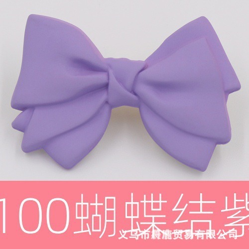 大きなリボン紫