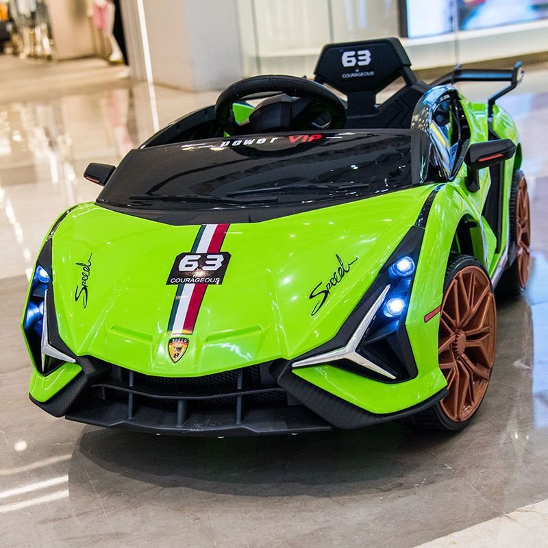 グリーンデュアルドライブデュアルリチウムバッテリー + Bluetooth音楽 + リモコンスイング - 特大モデル + 3 スピードリモコン + セキュリティ